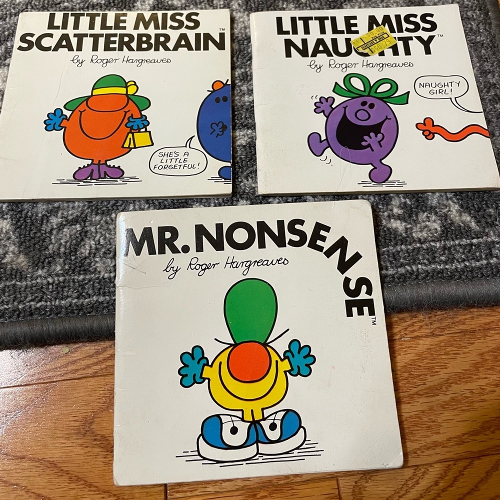3 VINTAGE MR. BOOKS